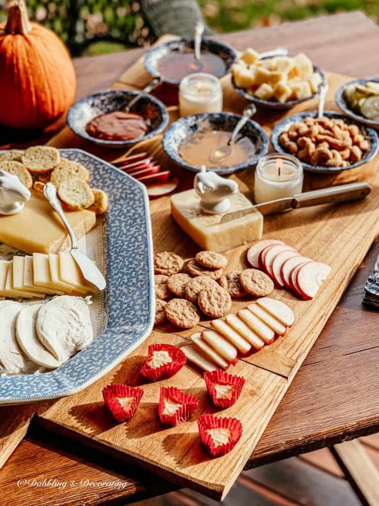 Cheese board and platter