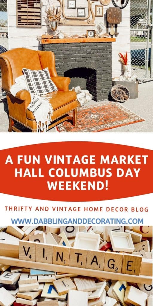 A Fun Vintage Market Hall Columbus Day Weekend Pin