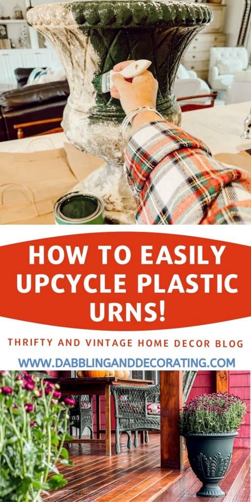 How to Easily Upcycle Plastic Urns