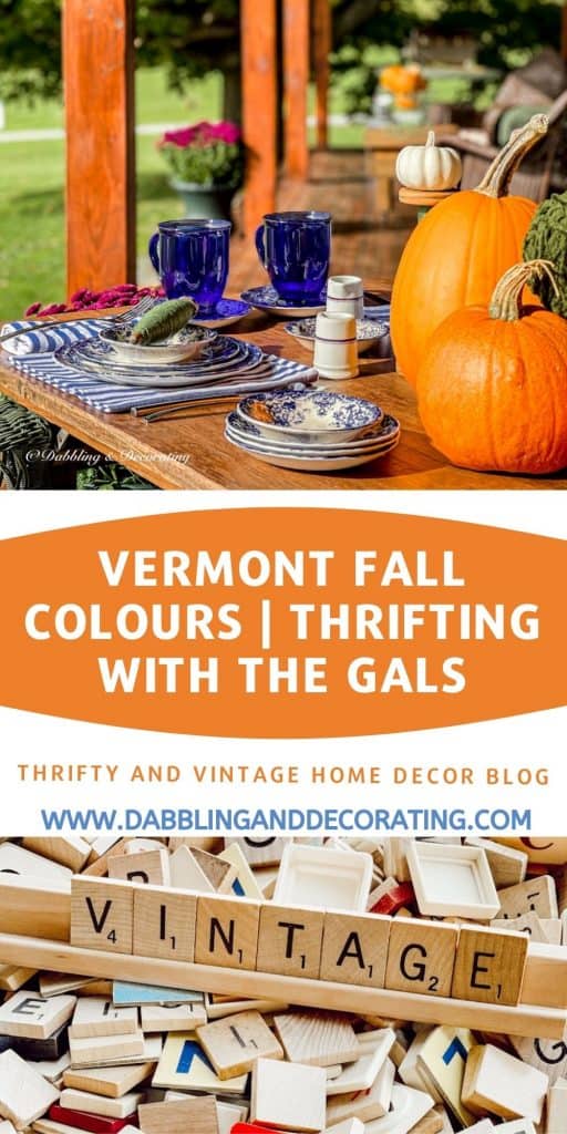 Vermont Fall Colours | Thrifting with the Gals Pin