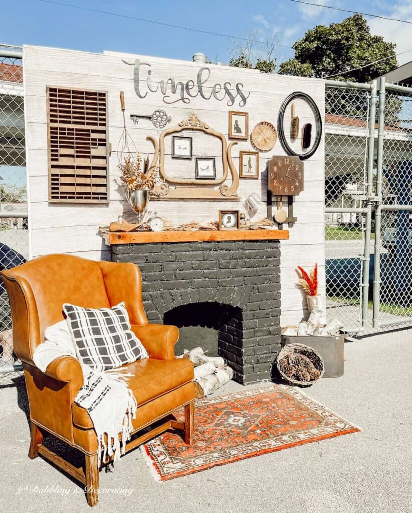 Vintage Market Days Vermont Outdoor entry display.