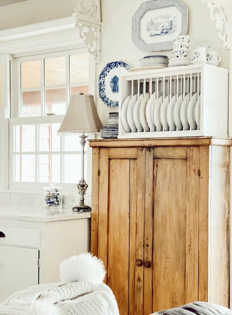 Winter White Farmhouse Kitchen