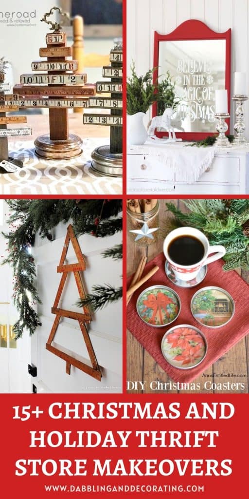 15+ Christmas and Holiday Thrift Store Makeovers