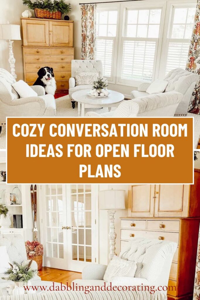 Cozy Conversation Room Ideas for Small and Open-Concept Homes