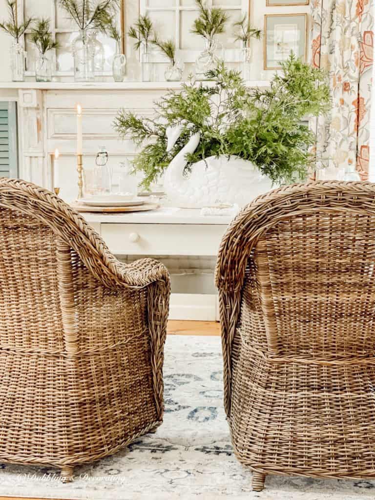 Farmhouse Dining Room Table with Chairs