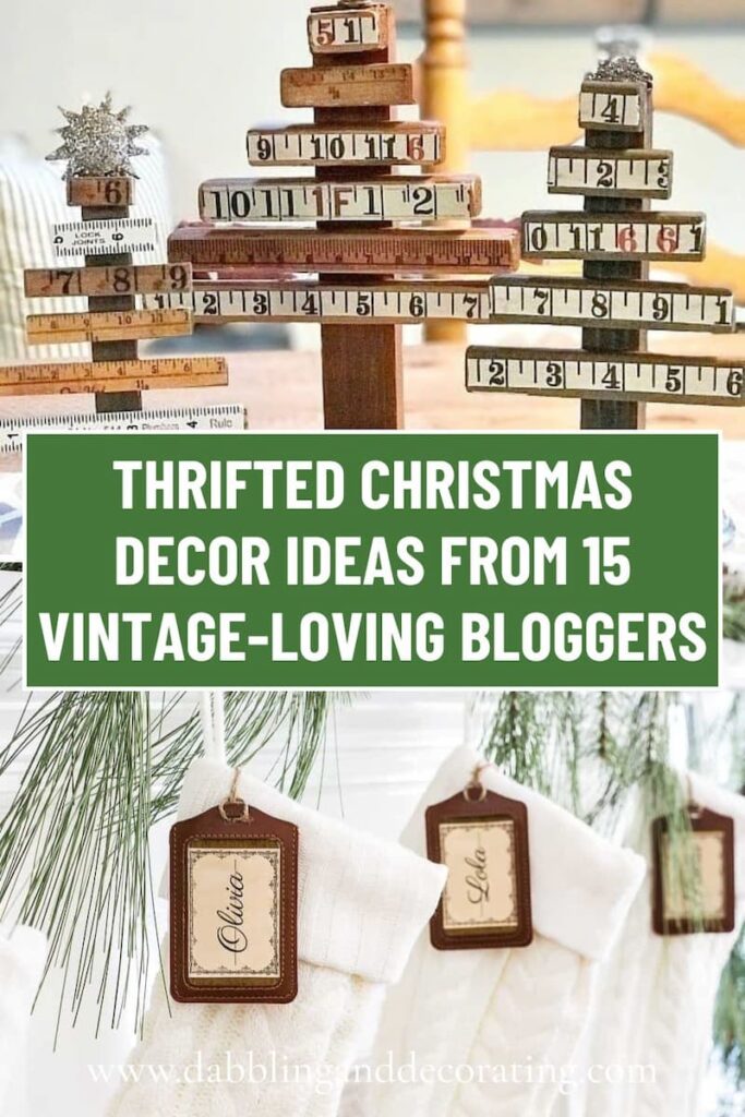 Thrifted Christmas Decor Ideas from 15 Vintage-Loving Bloggers
