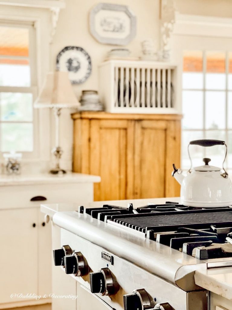 Winter White Farmhouse Kitchen