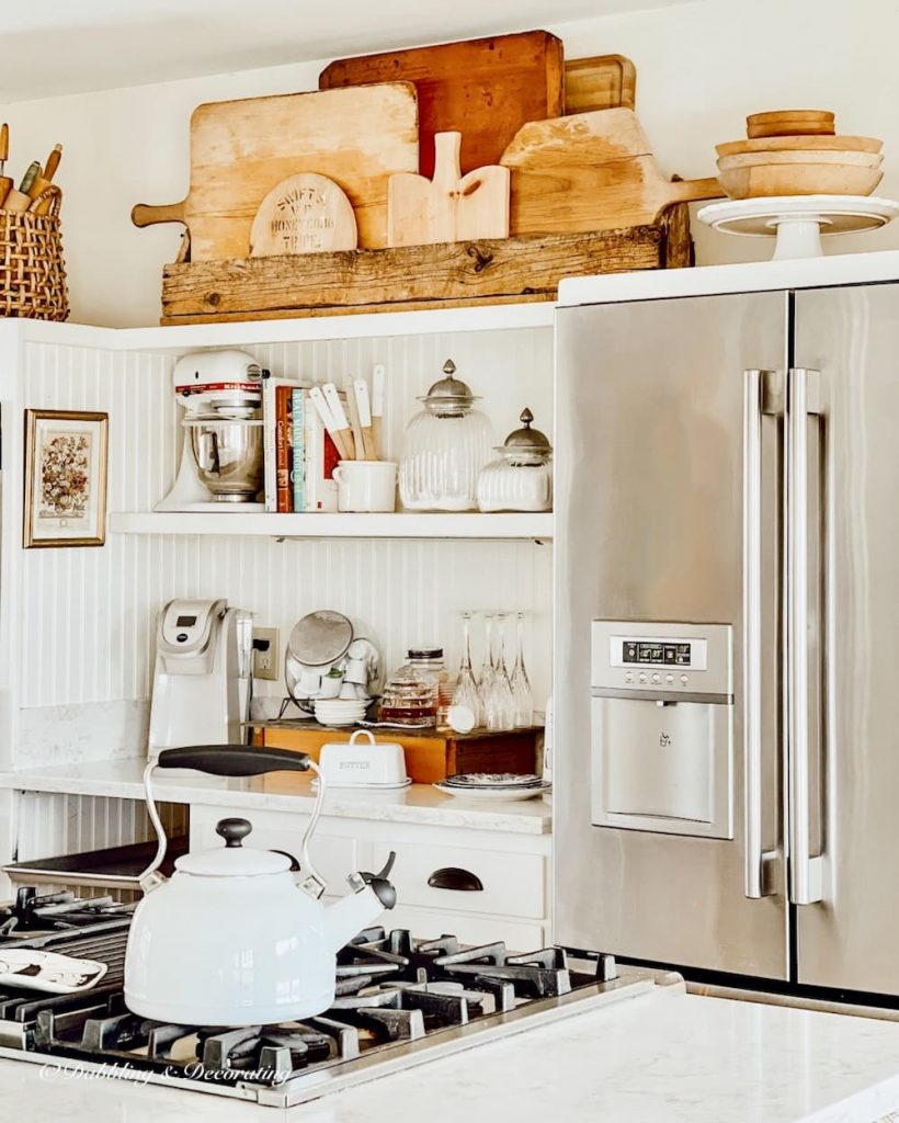 Winter White Farmhouse Kitchen