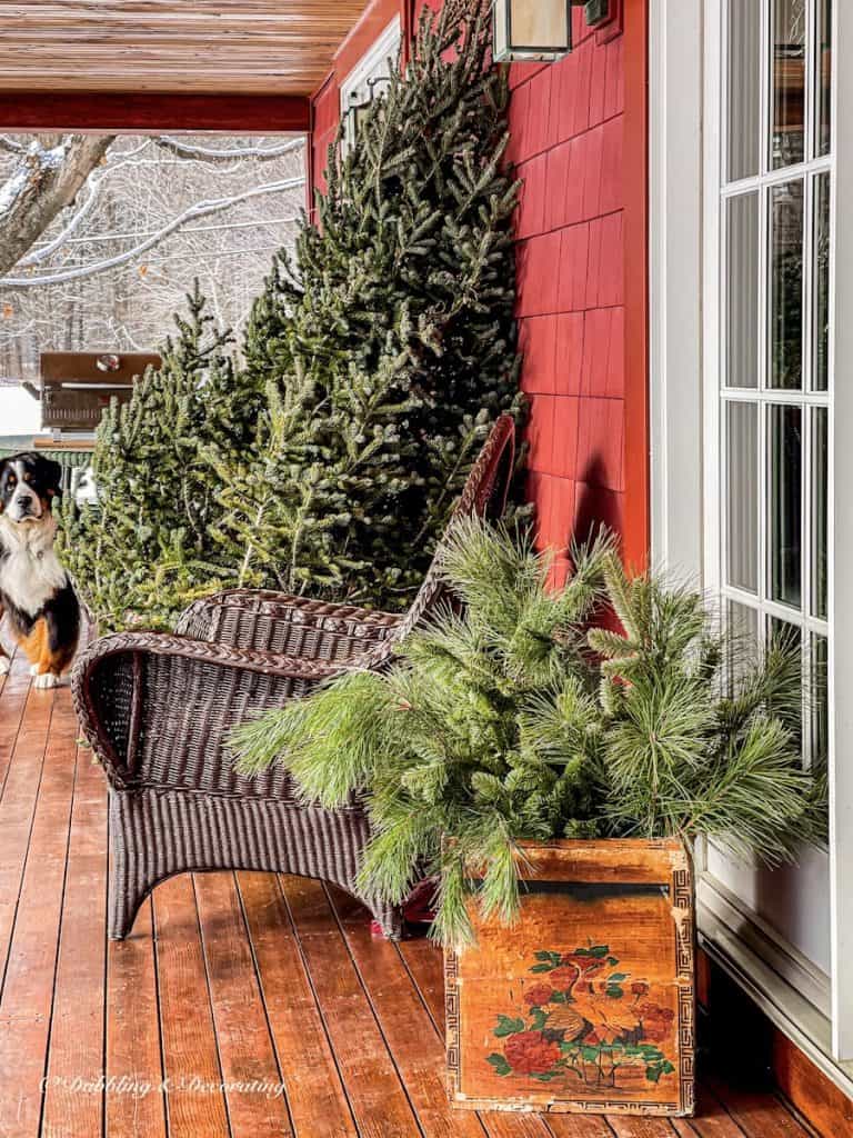 Vintage Ski Lodge Porch | Get the Look