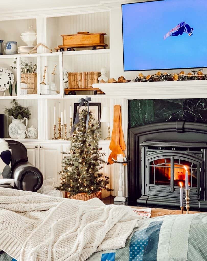 Cozy Ski Lodge Fireplace | Get the Look