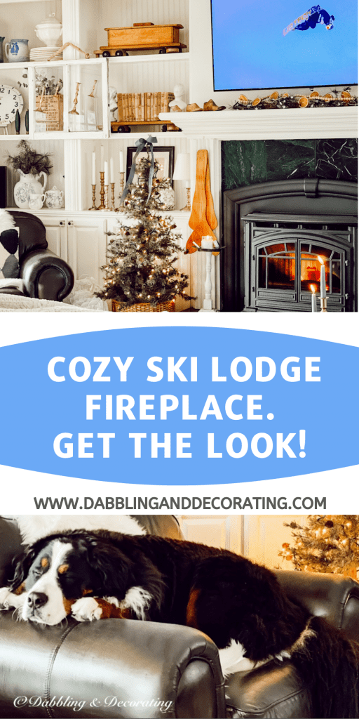 Cozy Ski Lodge Fireplace | Get the Look