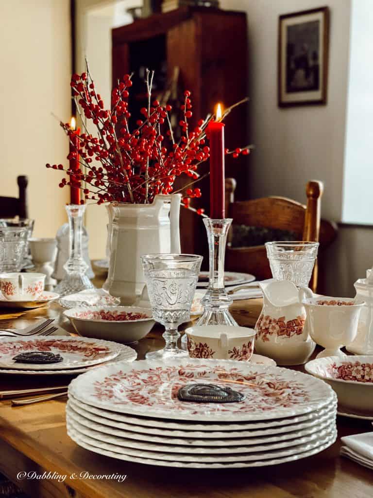 Romantic Table Setting Pretty in Pink