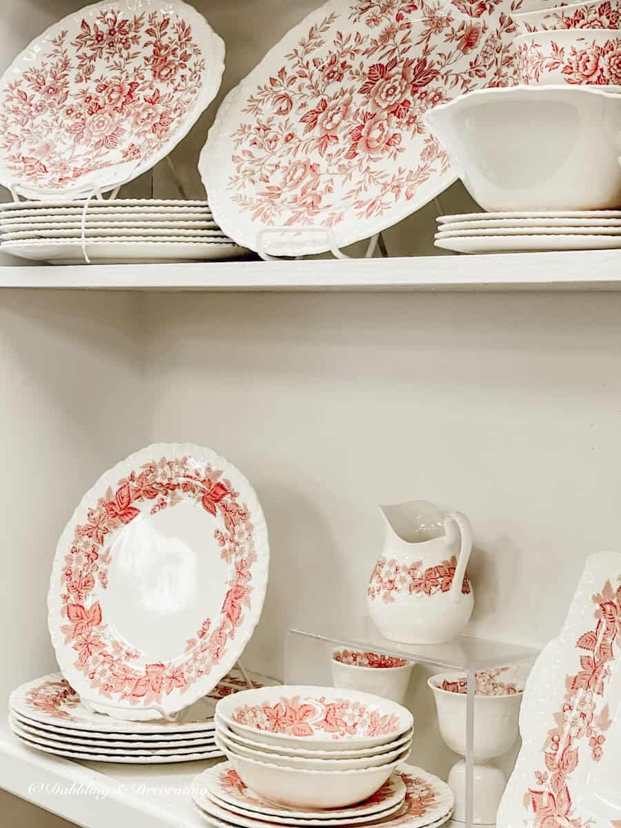 Vintage Pink Dishes