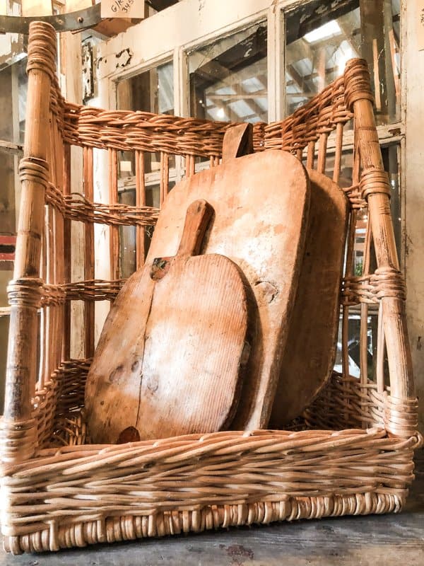 Bread Boards in Basket