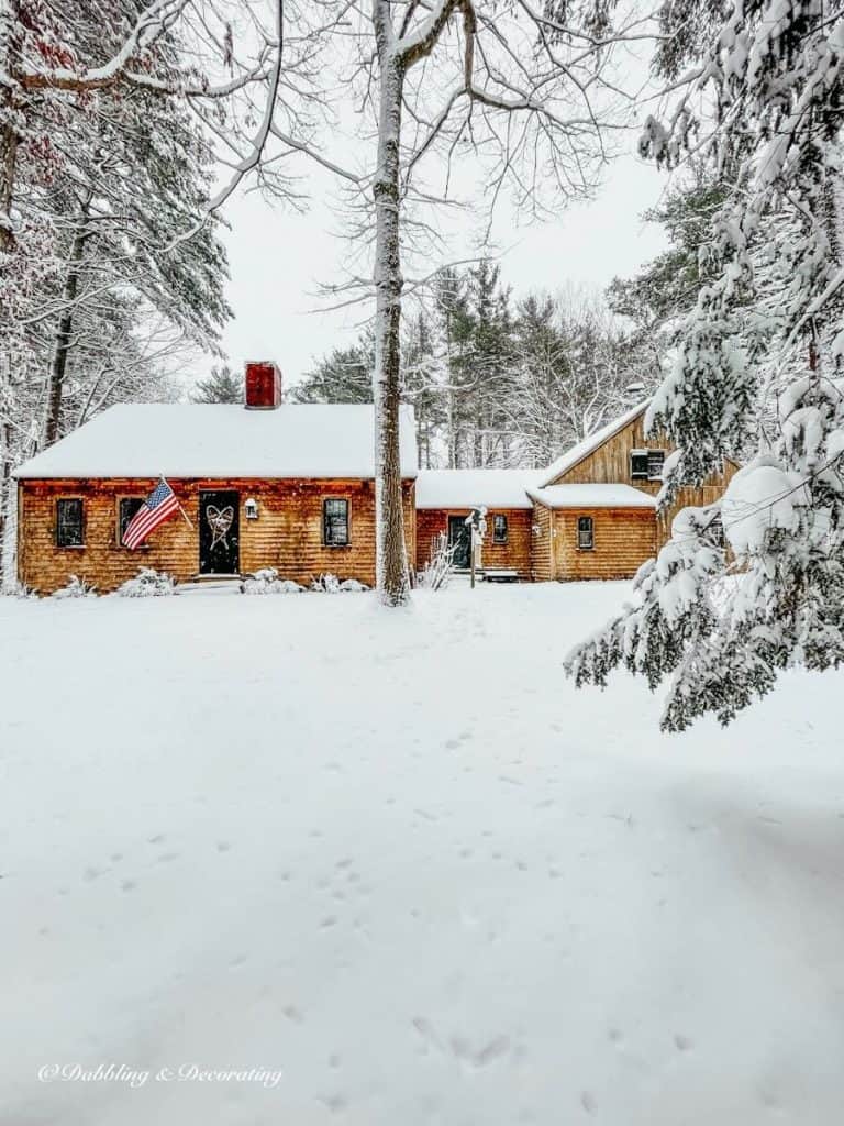 Cozy Snow Day at Home in Maine