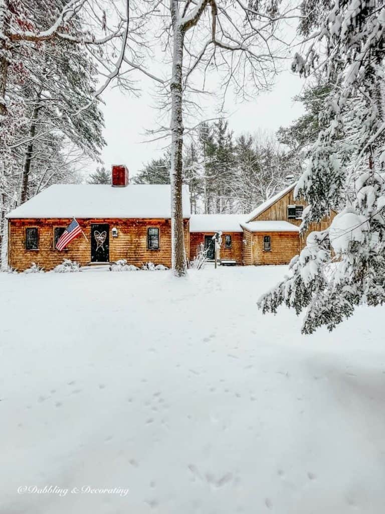 Early American Christmas Cottage Home Tour