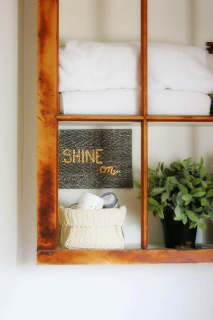 Old Window Frame Closeup