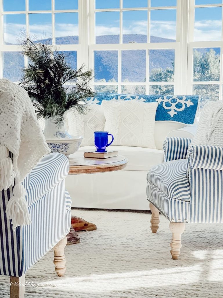 Blue and White Decor