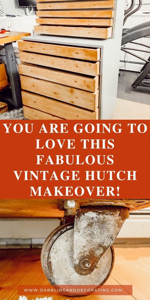 Fabulous Vintage Hutch Makeover