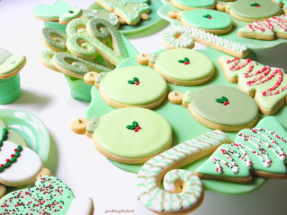 Jadeite Colored Cookies