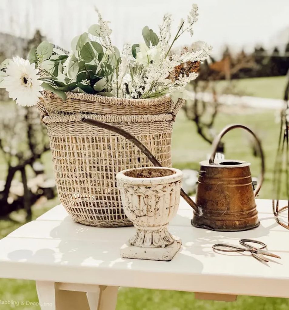 DIY Garden Table