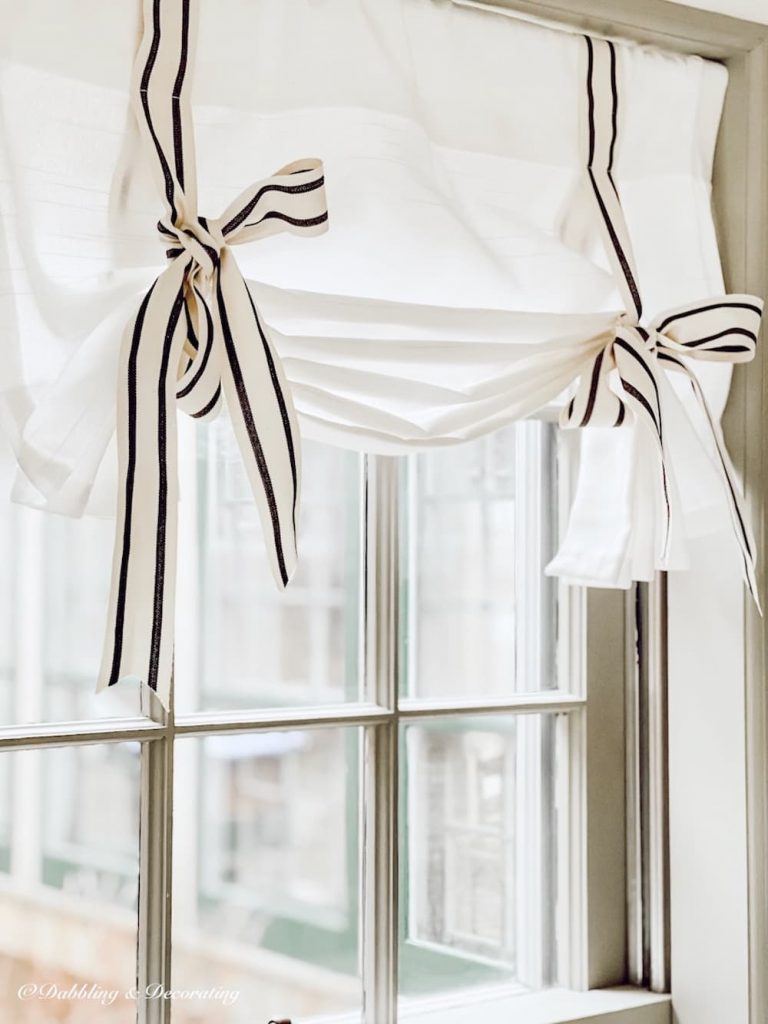 How to Fold and Hang Tie-Up Valance Curtains