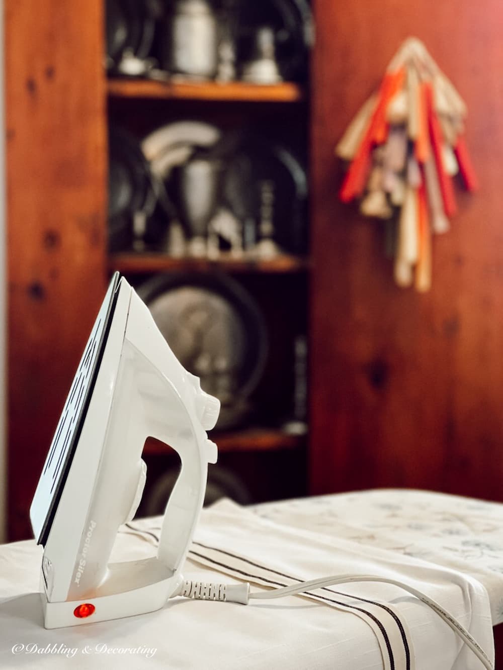 How to Hang TieUp Valance Curtains Dabbling & Decorating