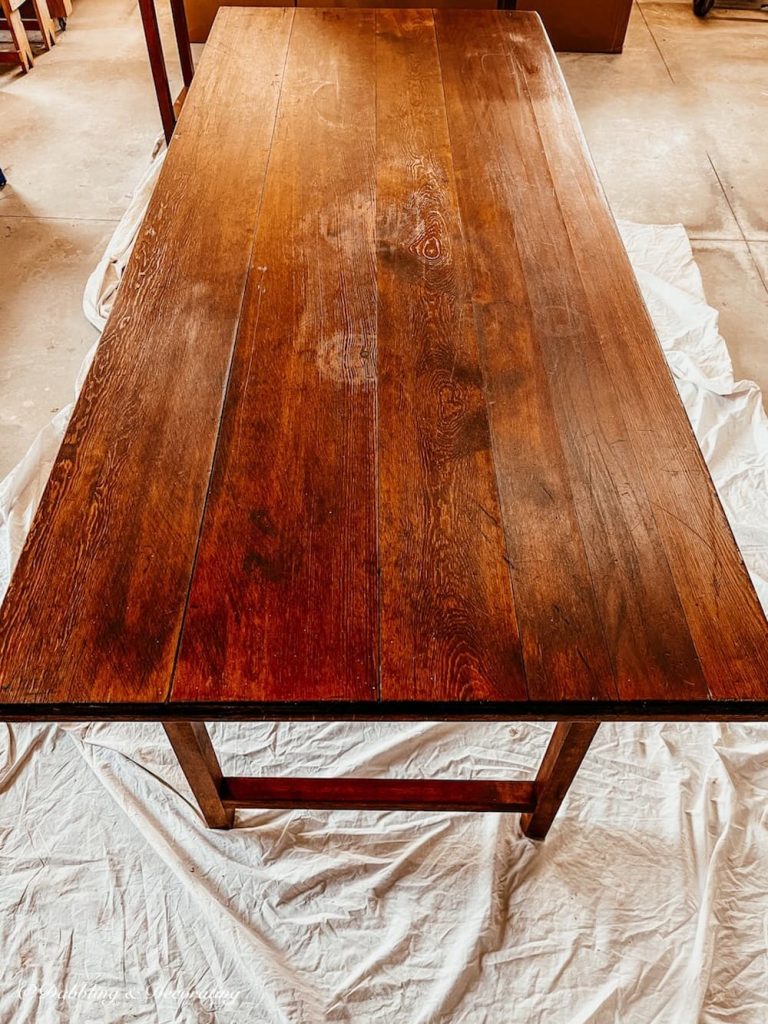 How to Refinish a Wood Table in Less Than 1 Hour