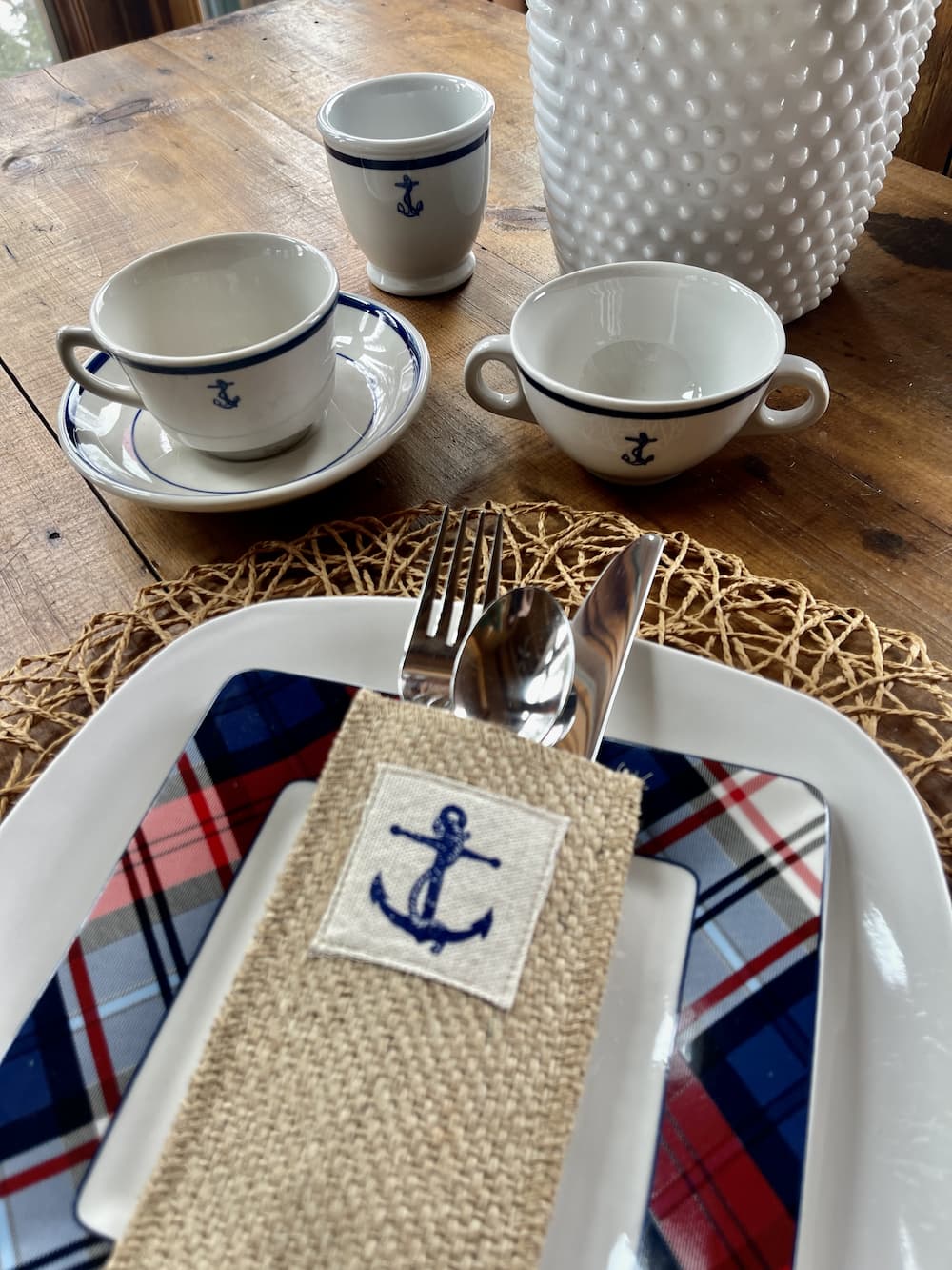 Nautical Table Setting