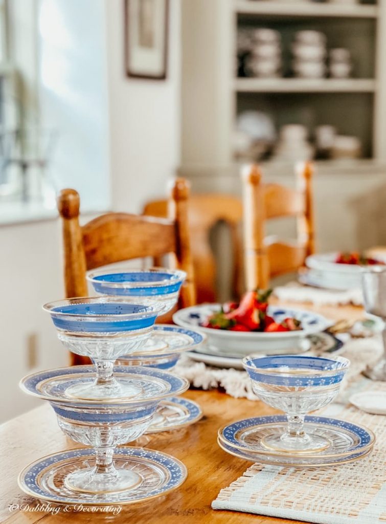 Vintage Sherbert Bowls