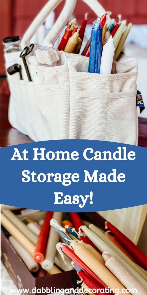 At Home Candle Storage Made Easy
