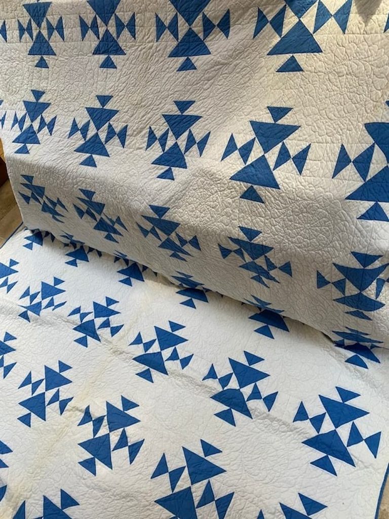 Blue and White Quilt