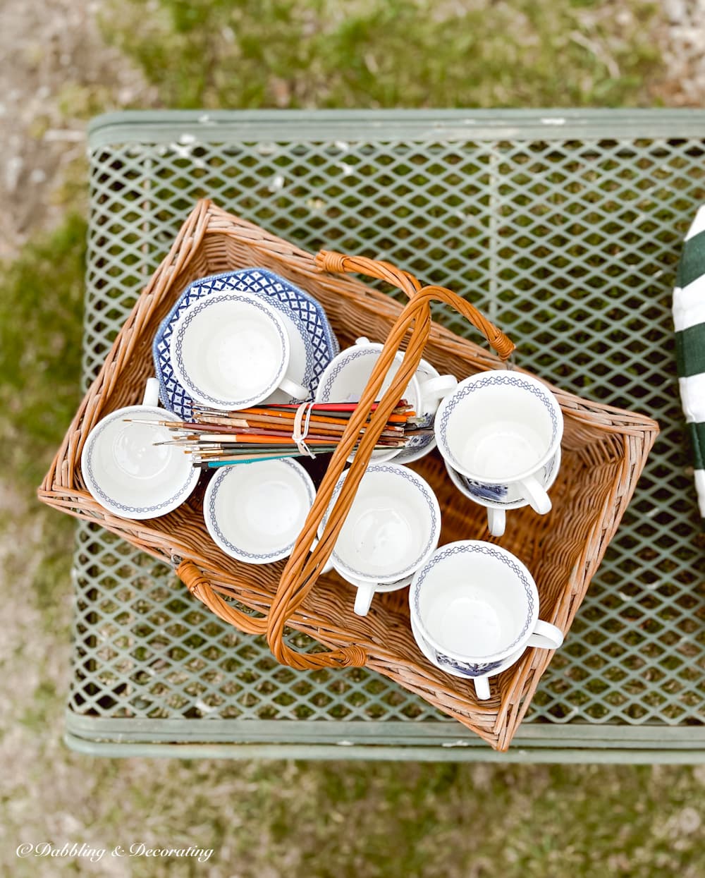 Basket of Teacups