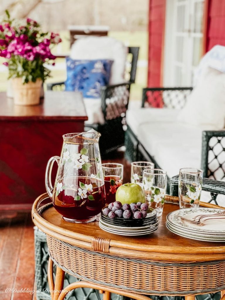 Cozy Antique Spring Porch