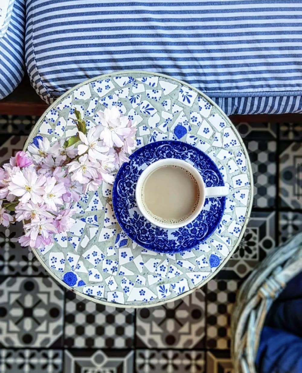 Blue and White Dishware