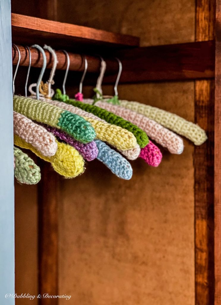 Vintage Crochet Clothes Hangers