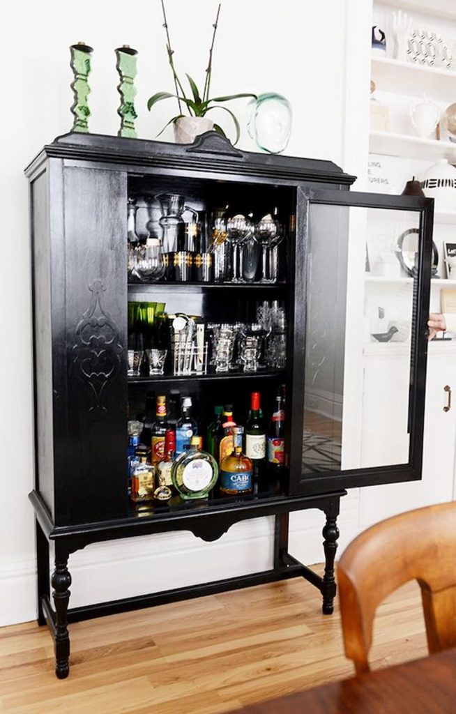 China Cabinet Project Turned Home Bar