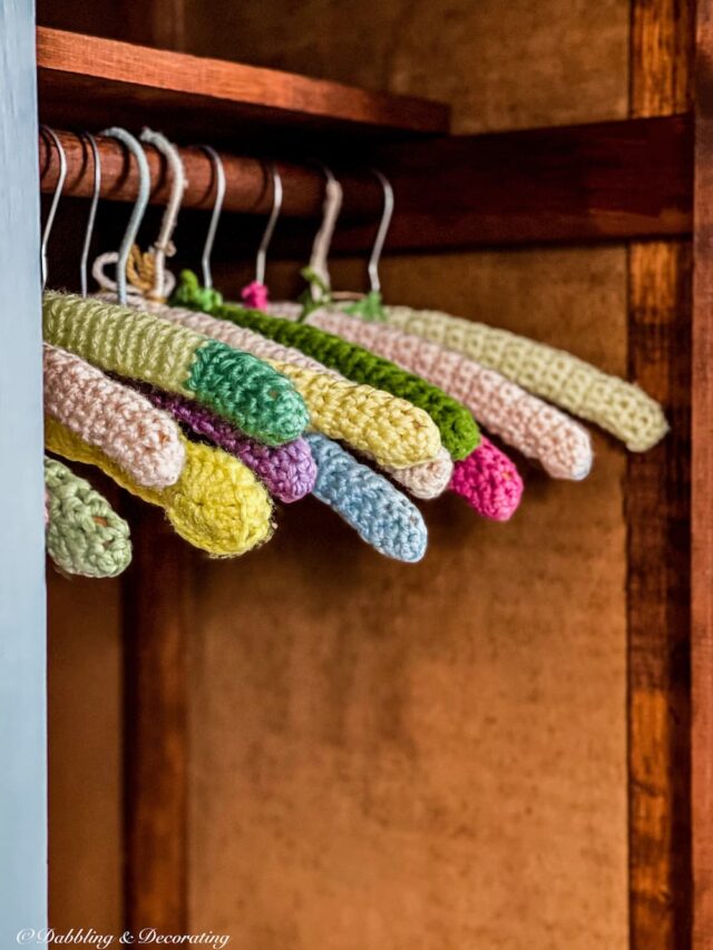 Crochet Clothes Hangers