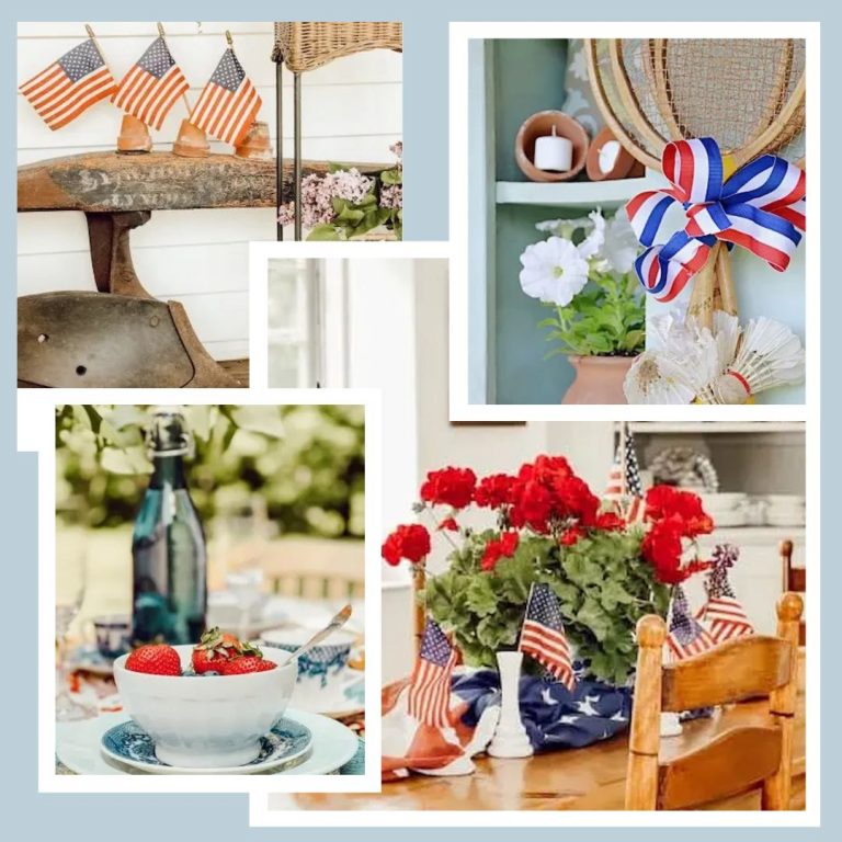 16+ Vintage Patriotic Decor Unique Ideas Collage