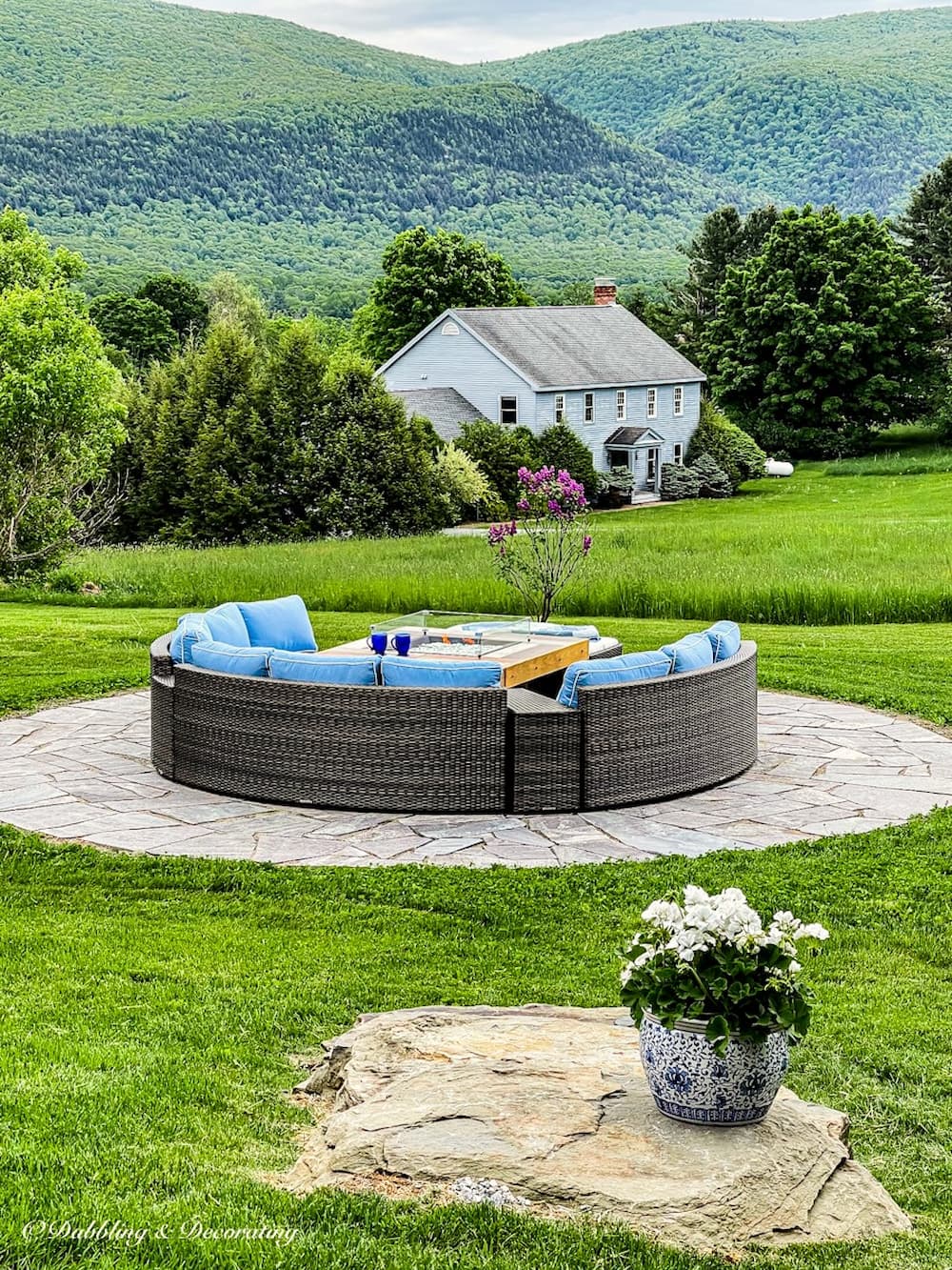 Fire pit conversation set online