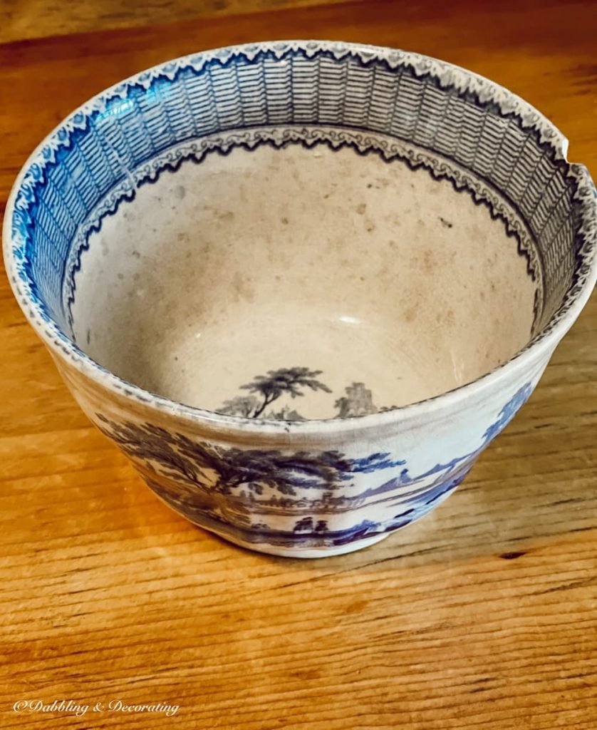 Vintage Coastal Bowl