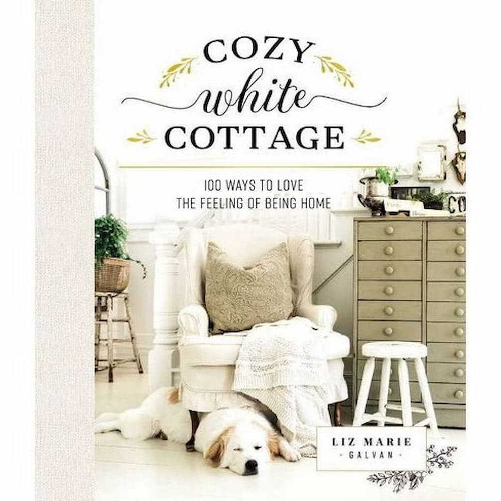 Cozy White Cottage Book, housewarming gift idea
