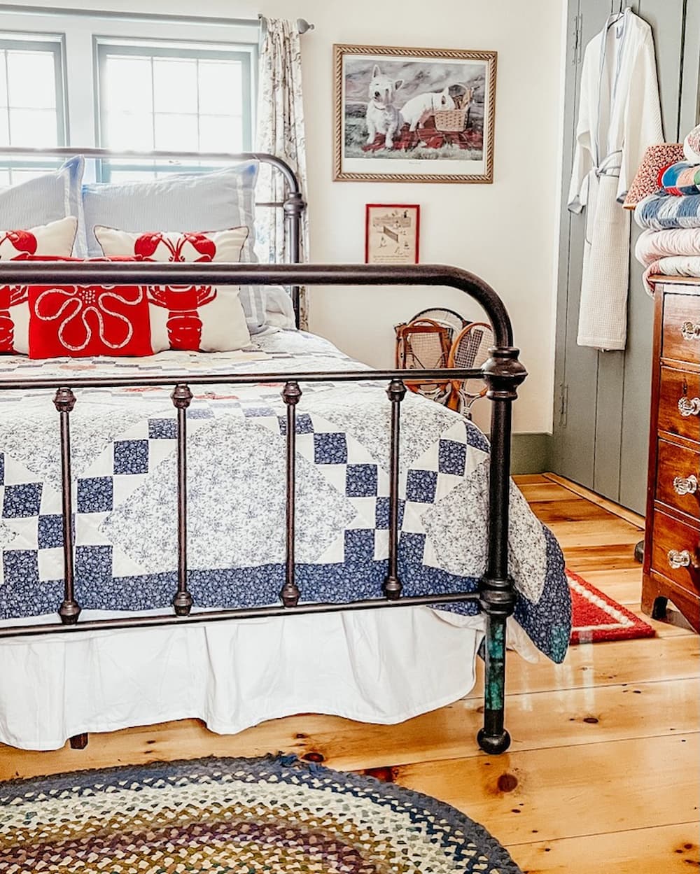 Small Cottage Guest Bedroom, Vintage and Delightful