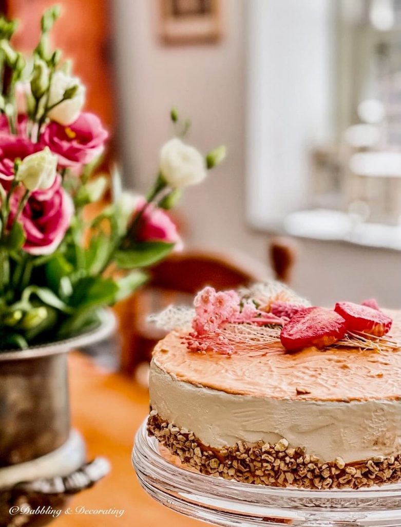 Cake and Flowers