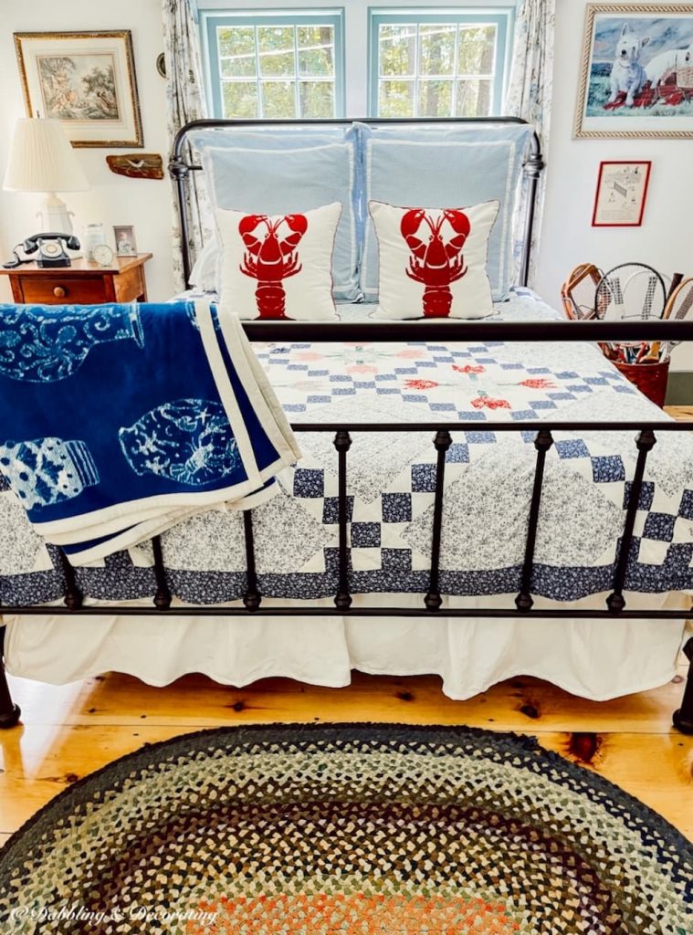 Small Cottage Guest Bedroom, Vintage and Delightful