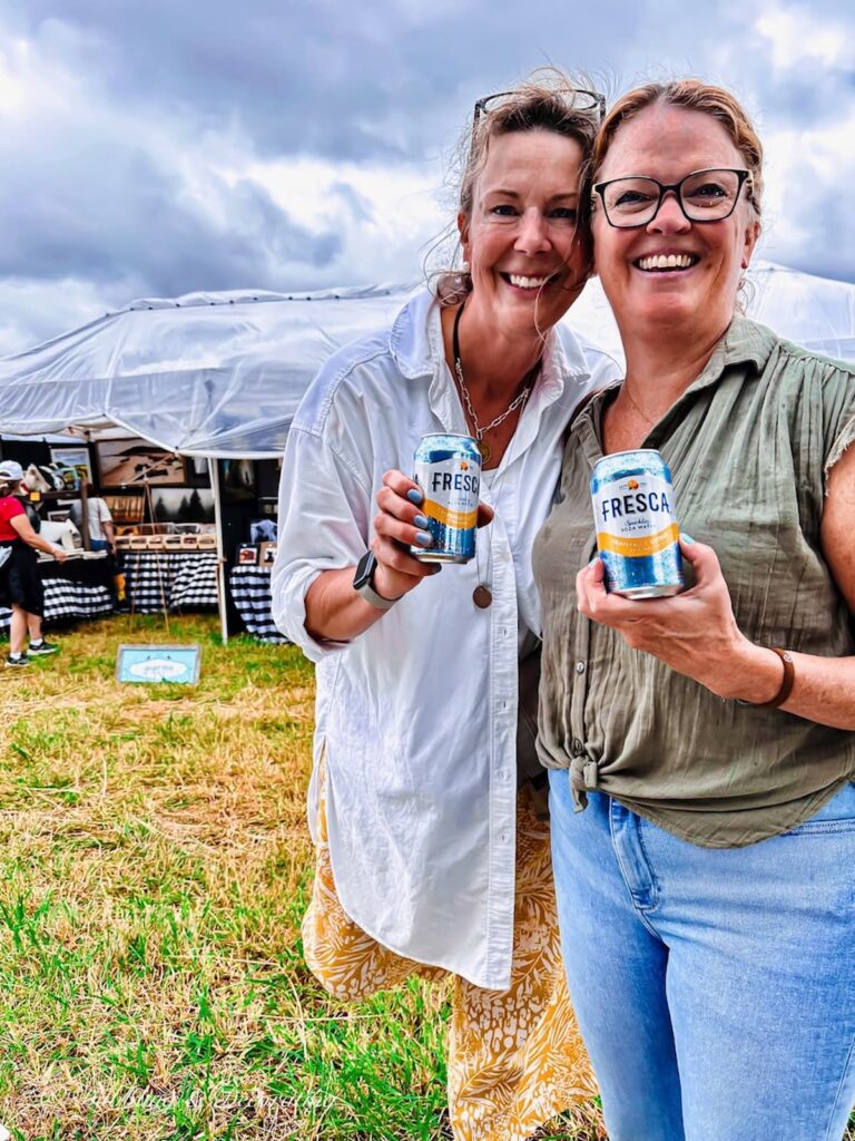 Two Women with Fresca Soda