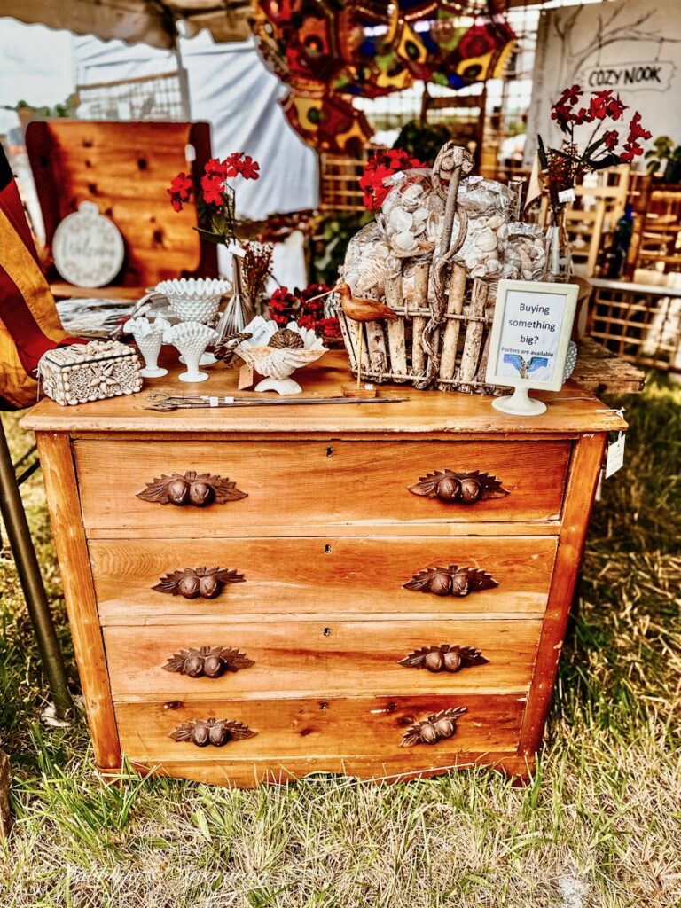 Vintage Wooden Dresser