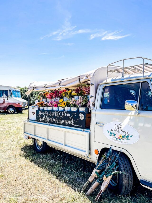 Wild Flower Truck I Vintage Bazaar New England