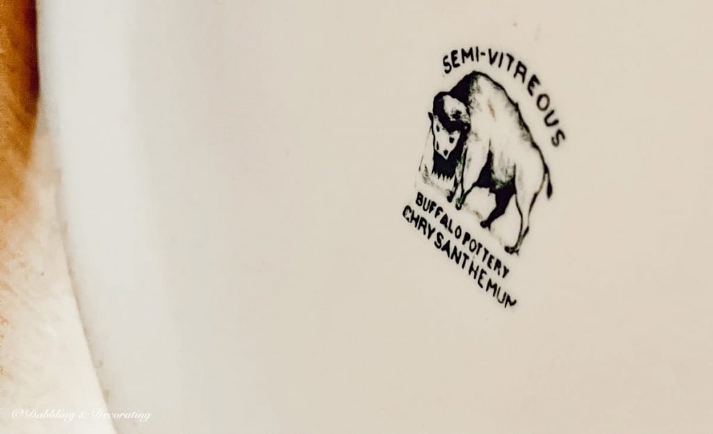 Buffalo Pottery Trademark