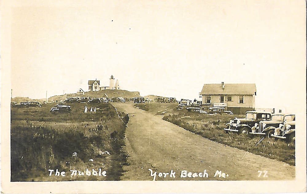Vintage Photo of the Nubble Lighthouse